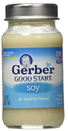 Gerber Good Start Soy Ready to Use Infant Formula, 3 oz. Nursette Bottle