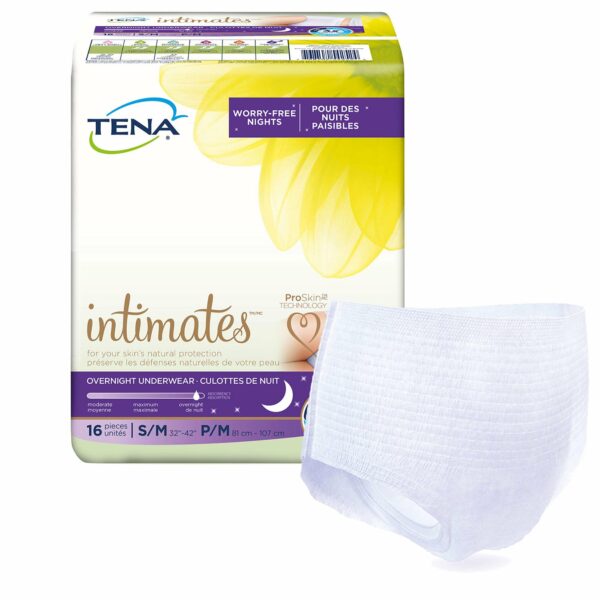 Tena Intimates Overnight Absorbent Underwear, Medium