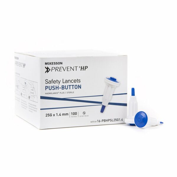 McKesson Prevent Safety Lancet, 25 Gauge