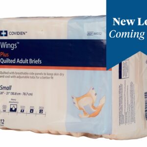 Wings Plus Heavy Absorbency Incontinence Brief, Small