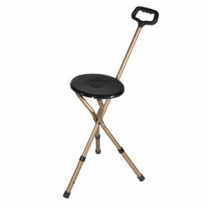 drive Foldable Cane Seat, Bronze