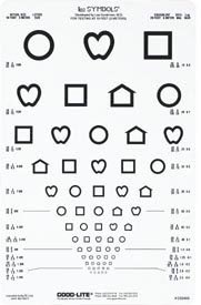 Lea Symbols Distance Vision Eye Chart