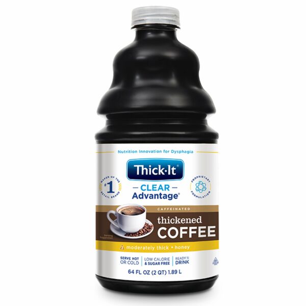 Thick-It Clear Advantage Honey Consistency Coffee Thickened Beverage, 64 oz.