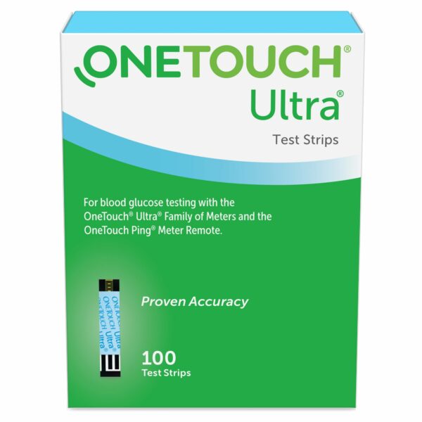 OneTouch Ultra Blue Blood Glucose Test Strip
