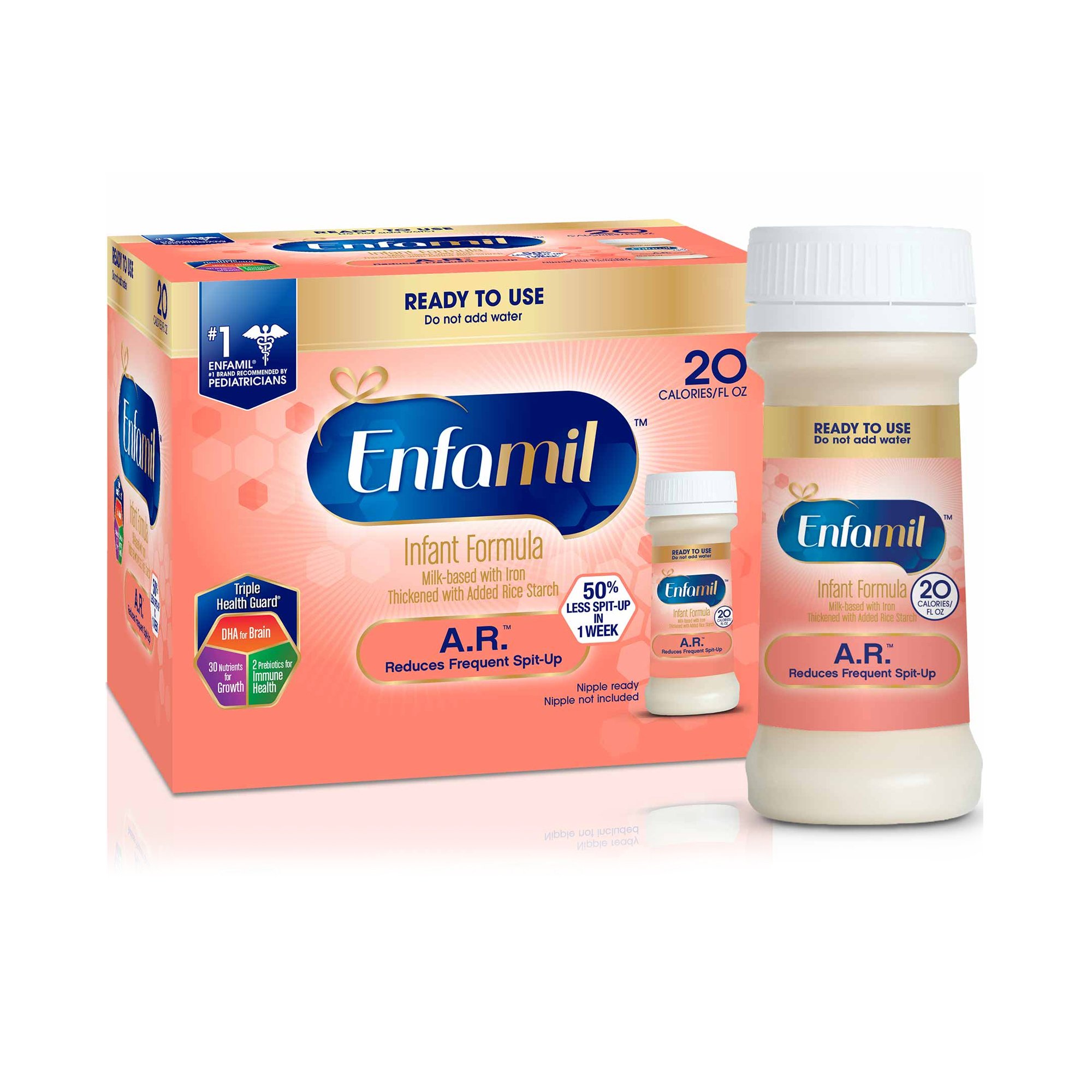 Enfamil A.R. Ready to Use Infant Formula, 2 oz. Bottle