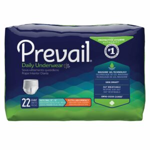 Prevail Daily Underwear Extra Absorbent Underwear, Small (Youth)