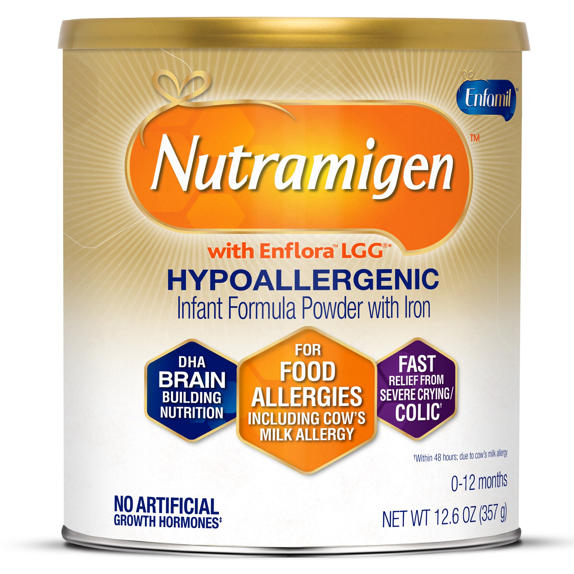 Enfamil Nutrimigen with Enflora LGG Powder Infant Formula, 12.6 oz. Can