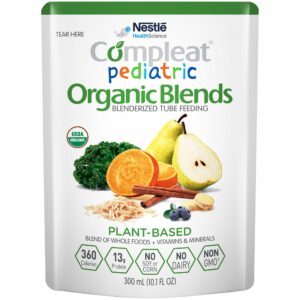 Compleat Pediatric Organic Blends Plant Blend Pediatric Oral Supplement / Tube Feeding Formula, 10.1 oz. Pouch