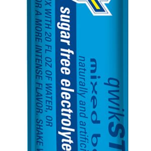 Sqwincher Quik Stik Zero Mixed Berry Electrolyte Replenishment Drink Mix, 0.11 oz. Individual Packet