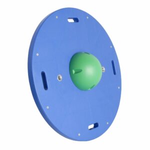 CanDo Balance Board Combo, Circular Wobble / Rocker, Green